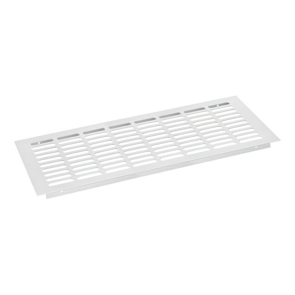 Air Vents Cover, 1Pcs 400 x 150mm Aluminum Alloy Mesh Air Return Vent Cover, Louvered Ventilation Grille (Silver)