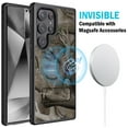 thumbnail image 4 of Nakedcellphone Holster Series for Samsung Galaxy S24 Ultra Case,  Rugged Hybrid Phone Cover [Compatible with MagSafe, with Kickstand] and Belt Clip [with Secure Anchors] - Bush Camo, 4 of 10