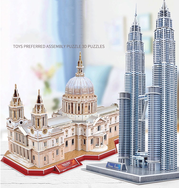 Christmas Gift Present Build-Your-Own St Paul's Cathedral 3D Puzzle 
