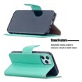 thumbnail image 2 of Allytech Wallet Case Cover for Apple iPhone 12 Pro 6.1-inch/ iPhone 12 6.1", Premium PU Leather Folio Flip Kickstand Credit Cards Holoder Hand Wrist Strap TPU Back Cover for Apple iPhone 12,Green, 2 of 6