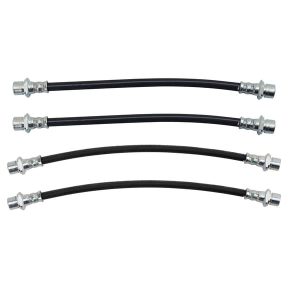 TRQ Brake Hose Set Fits 2014-2017 Lexus GX460 Toyota 4Runner 2014 FJ Cruiser