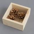 thumbnail image 3 of Primary Wooden Storage Box Rustic Square Versatile Mini Sundries Jewelry Boxes Household Supplies, 3 of 8