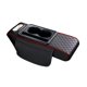 thumbnail image 1 of Funda para consola central con cojín reposabrazos y soporte para teléfono, ergonómica, con compartimento para pañuelos. Negro, 1 of 8