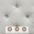thumbnail image 6 of Weture Multifunctional Square Ottomans, Fabric Light Gray, 34.60x34.60x17.70 in, 54.45 lb, 6 of 8