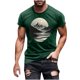 thumbnail image 5 of Hombres Pantalones Cortos de Manga Corta Impresa Casual Cuello Redondo Superior, Camisa de Moda para el Verano Y la Primavera, 5 of 8