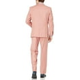 thumbnail image 7 of Adam Baker by Needle & Stitch 12965 Mens 3-Piece Peak Lapel Modern Fit Suit - Salmon - 56 Long, 7 of 7