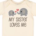 thumbnail image 4 of Inktastic My Sister Loves Me Boys or Girls Baby Bodysuit, 4 of 5