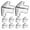 Transparent, variant on Dayesque 10pcs Clear Table Corner Protectors for Baby Safety, Soft PVC Furniture Edge Guards, Child Proofing Desk Edge Protectors