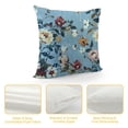 thumbnail image 4 of SHANXI Pillow Cover Spring Summer Blue White Throw Pillow Covers Flower Decorative Outdoor Pillowcase Cushion Cover for Sofa Couch Home Bedroom 20x20in, 4 of 5