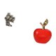 thumbnail image 5 of Escultura de búho y figura de cerámica, adorno de mesa para sala de estar, oficina, armario, cafetería, estudio, decoración navideña., 5 of 8