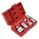 thumbnail image 1 of Adaptador De Llave De Vaso, Juego De Enchufes De Trinquete, Herramienta De Reparación De Automóviles, Acero Al Cromo Vanadio 6 Unids/Set Inevent VI009126-02, 1 of 6