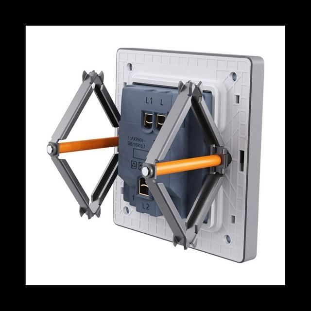 Reparador de Caja de Interruptores de 86 Mm Varilla Soporte Soporte Herramienta ReparacióN Casete Interruptor de Montaje en Pared Artefacto de ReparacióN de Caja de Interruptores