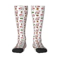 thumbnail image 1 of Fotbe Cute Christmas Hat Penguin A Calcetas Divertidas Estampadas para Hombre y Mujer, Calcetas de Algodón hasta la Rodilla para Caminar, Correr, Enfermería y Embarazo, 1 of 6