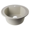 thumbnail image 4 of ALFI brand AB2020DI-B Drop-In Évier de Cuisine en Granit composite Rond 20 Biscuit, 4 of 9