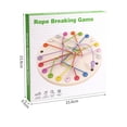 thumbnail image 4 of ChicYu Logical Develops Rope Puzzle,Brain Teaser Board Game with 12 Knot Patterns for Critical Thinking (Years5+) A, 4 of 4
