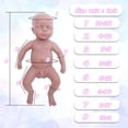 thumbnail image 4 of Reborn Baby Doll YaluoQian, totalmente de silicona, realista, reducción de 1:1, 4 of 6