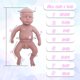 thumbnail image 4 of Reborn Baby Doll YaluoQian, totalmente de silicona, realista, reducción de 1:1, 4 of 6