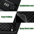 thumbnail image 3 of Safe for , Solid Steel Safe, Small Handgun Lock Box with Combination Lock Portable Travel Handgun Safe, 3 of 5