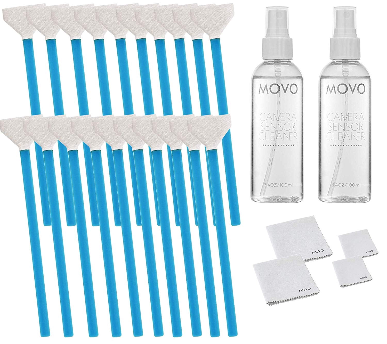 Movo CCK5 Primary Essentials DSLR Camera Cleaning Kit with 20 Sensor