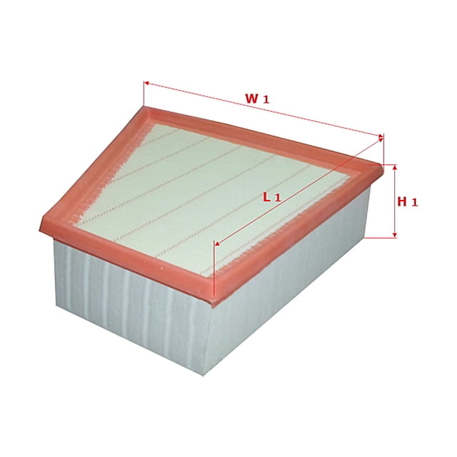 Filtro de Aire Motor Gol 2009 A 2012 Volkswagen L4 1.6L Trapezoide SAKURA