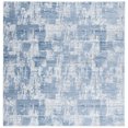 thumbnail image 3 of SAFAVIEH Amelia Carrie Abstract Area Rug, Ivory/Blue, 6'7" x 6'7" Square, 3 of 12