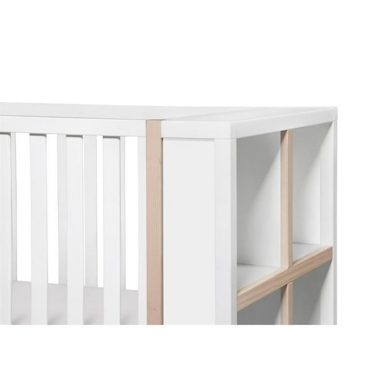 Babyletto Bingo 3 in 1 Convertible Crib and Storage Combo in White