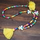 thumbnail image 1 of Collar para mujer, joyería para mujer, collar con borlas de cuentas de madera, colgante, cadena bohemia, accesorio de joyería, collar para mujer, 1 of 2