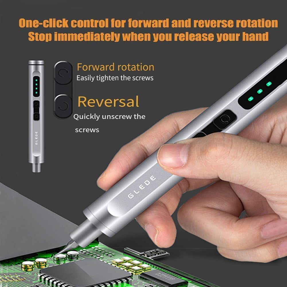 2026 Upgraded 44-in-1 Precision Screwdriver Set - For Effortless, High-Precision Repairs, Mini Manual/electric Screwdriver, for Electronics Phone Camera Laptop