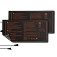 thumbnail image 3 of SKYSHALO 2 Set Seed Starter Heat Mat 10"x 20.75", MET-Certified, Hydroponic Seedling Warming Pad, Waterproof for Seed Germination, Indoor Garden Compliance, 3 of 9