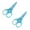 A146 Blue 3.5"x1.8" 2Pack, variant on 2Pcs Small Stainless Steel Sharp Scissors Fine Detail Craft Scissors Metal Paper Cutting Scissors Mini Sewing Scissors Straight Fine Tip Scissors With Protective Cover Black