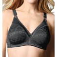 thumbnail image 2 of Bali 3372 Double Support Lace Wirefree Bra With Spa Closure - Size 34DD, Black, 2 of 4