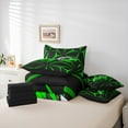 thumbnail image 6 of jejeloiu Boy Extreme Sport Twin Bedding Sets 7-Piece,Geometrical Aesthetic Art Bedding Comforter Set,Green Black Sheet Sets For Children,Super Cozy Room Decor Reversible, 6 of 8