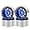 Blue, variant on RCLIONS 4PCS 2.2inch Beadlock Wheels 35mm RC 2.2 Aluminum Rims for AXIAL Wraith RR10 90048/90018 TRX4 1/10th RC Crawler Truck Car (Silver)