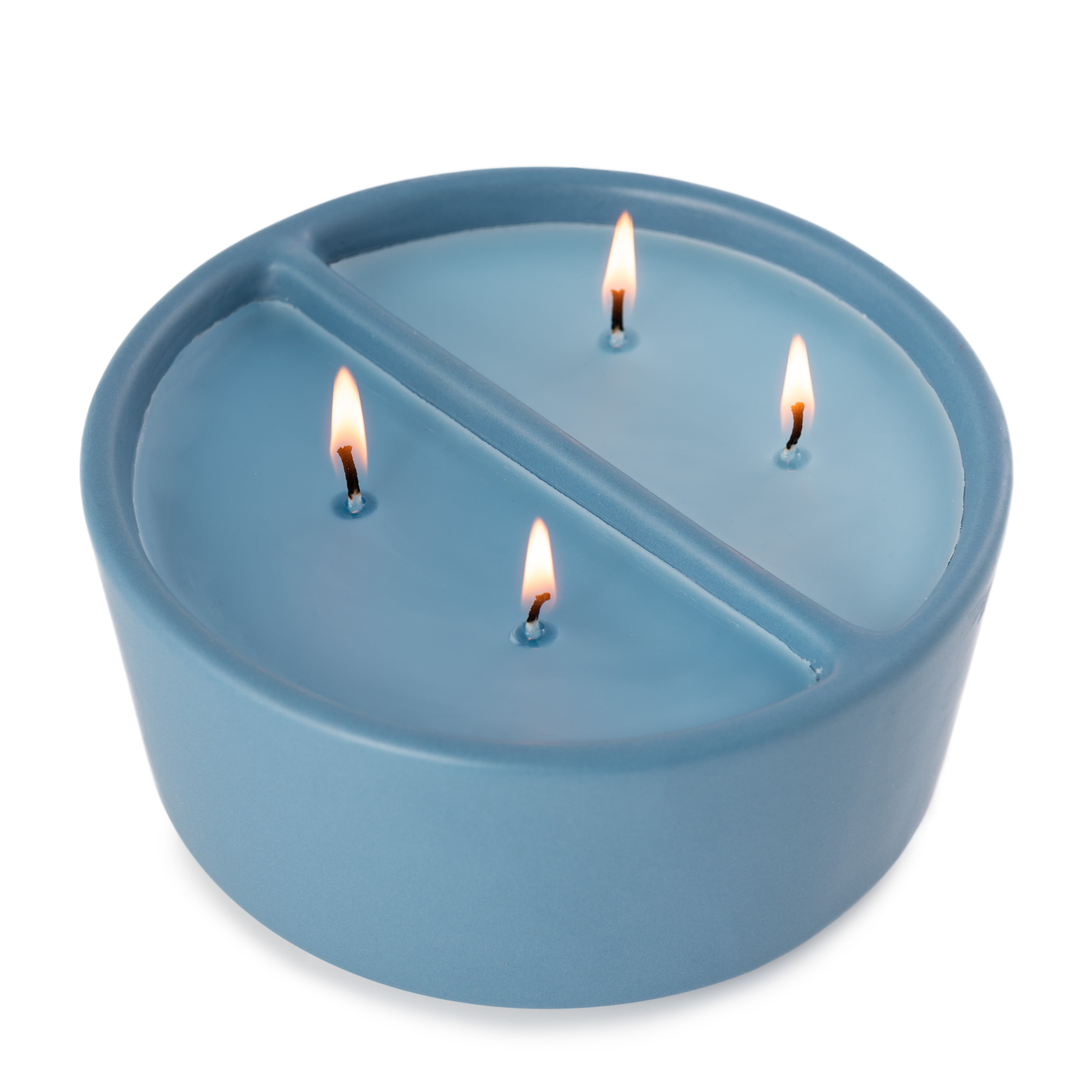 Better Homes & Gardens 16oz Periwinkle & Primrose Duo Scented Ceramic Dish Candle