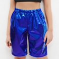 thumbnail image 2 of Lopecy-Sta Shorts for Kids Gift for Children Girls Metallic Shorts Jazz Street Dance Shorts Active Athletic Short Pants Stage Performance Dancewear, 2 of 5