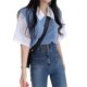 thumbnail image 1 of Camiseta informal de verano para mujer, camiseta de manga corta con cuello vuelto para mujer, camiseta con cuello vuelto para mujer, máxima eficiencia, 1 of 9