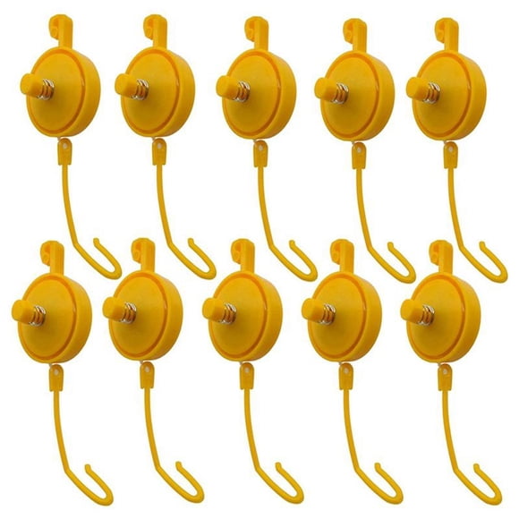 Colgador de Cultivo Yoyo para Plantas con TapóN, Soporte Ajustable Interior Yo (Paquete 15)