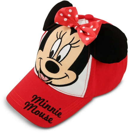Disney Minnie Mouse Bowtique Cotton Baseball Cap, Toddler Girls, Age 2-4