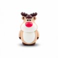 thumbnail image 2 of Squishy Stress Toy Reindeer with Slow Rising Squeeze Design, 1 Pack, Brown and White, for Holiday Desk Decoration, Squeeze Toy, 2 of 3