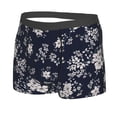 thumbnail image 5 of Goofa Retro Flower Printed Men's Boxer Briefs Underwear, Moisture-Wicking Underwear, Trunk,Soft and Breathable Cotton Underwear-Medium, 5 of 9