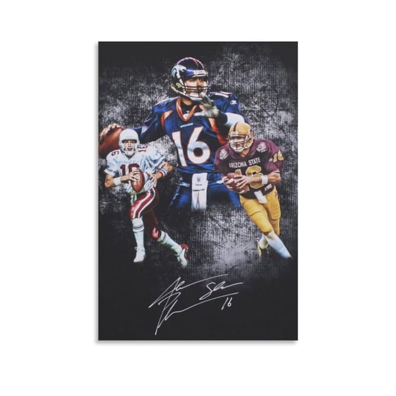Jake Plummer Canvas Poster Painting On Canvas Wall Art Poster Scroll Picture Print Living Room Walls Decor Home Posters 24x36inch(60x90cm)