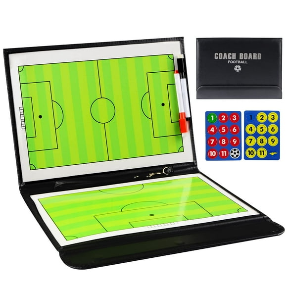 Pizarra Táctica Magnética Plegable para Entrenamiento de Fútbol LEAP