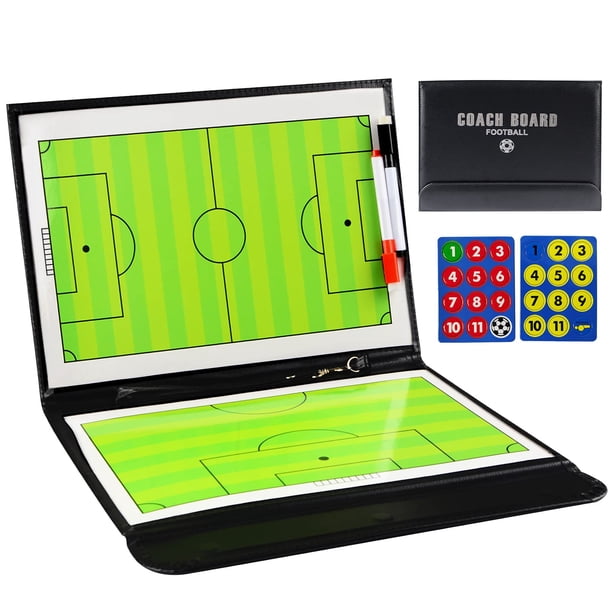 Pizarra Táctica Magnética Plegable para Entrenamiento de Fútbol LEAP