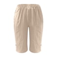 thumbnail image 6 of Straight Leg Pants for Women Lightweight Casual Pants with Pockets and Button Closure Trousers Pants, 6 of 7