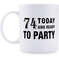 74th Birthday Gifts for Women - 1945 Birthday Gifts for Women, 74 Years Old Birthday Gifts Coffee Mug for Mom, Wife, Friend, Sister, Her, Colleague, Coworker - 11oz