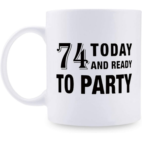 74th Birthday Gifts for Women - 1945 Birthday Gifts for Women, 74 Years Old Birthday Gifts Coffee Mug for Mom, Wife, Friend, Sister, Her, Colleague, Coworker - 11oz