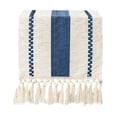 thumbnail image 2 of Boho Table Runner with Tassels 11 x 70 Inches, Mustard Yellow & Cream | Woven Washable Dresser Scarf and Topper for Bedroom | Farmhouse Entry Table Top Decor with Fringe, 2 of 7