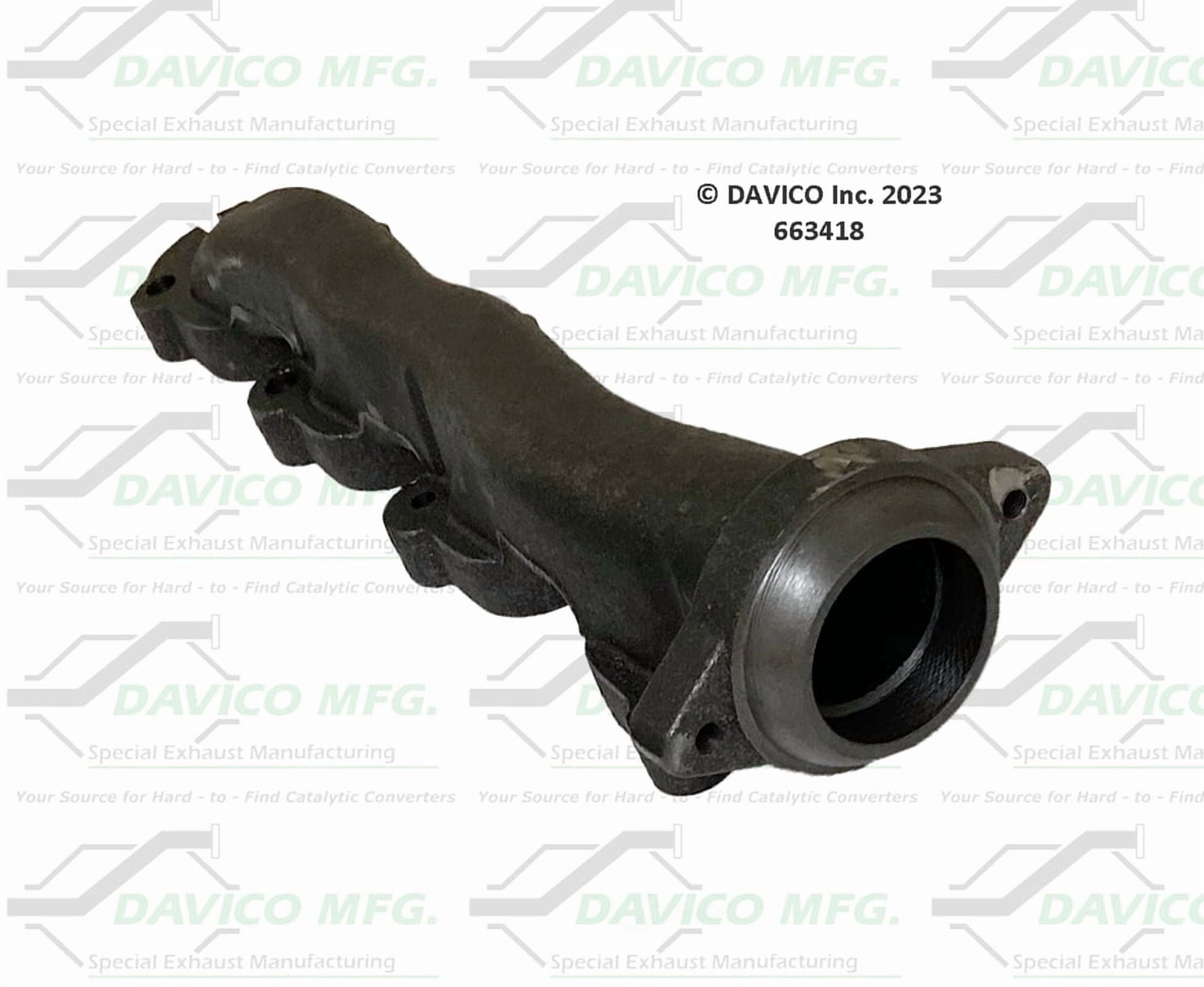 Davico Mfg 663418 Stand alone Exact-Fit exhaust manifold