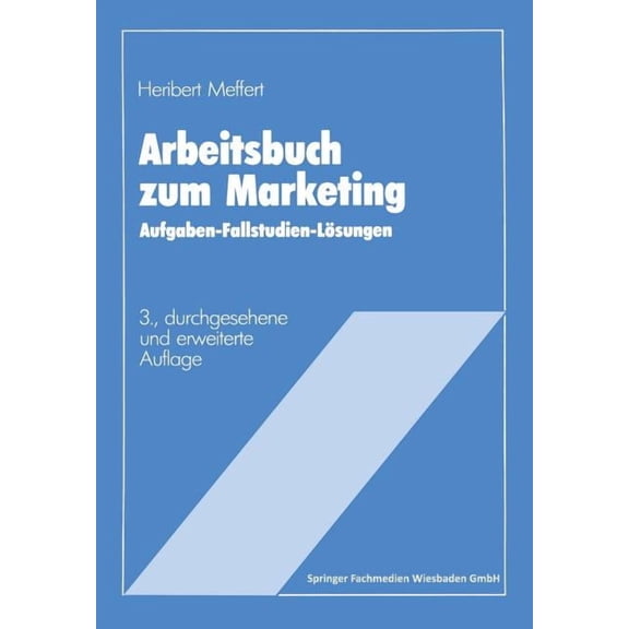 Arbeitsbuch Zum Marketing, (Paperback)