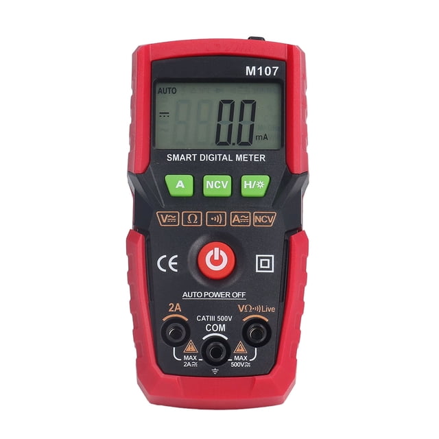 Digital Multimeter Fully Automatic Multimeter AC DC Voltage Resistance Continuity Diodes Portable Multimeter For Testing Electrical Testing